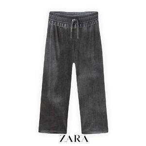 ZARA Kids | Gray |  VELVET CULOTTES